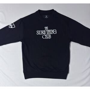 TOPGOLF “The Sure Thing Club” Sweatshirt Black - Men’s Size M